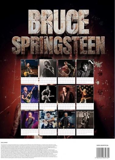 Naptárak, poszterek : Bruce Springsteen 2026 falinaptár /A3 (Egyéb ...