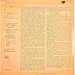 Sinfonietta / La Baigneuse De Trouville / Discours Du Général / Deux Marches Et Un Intermède / Suite Française D'après Claude Gervaise