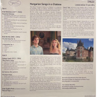 Hungarian songs in a chateau