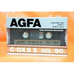 AGFA C-DX II S Super Chrom 90 audio kazetta