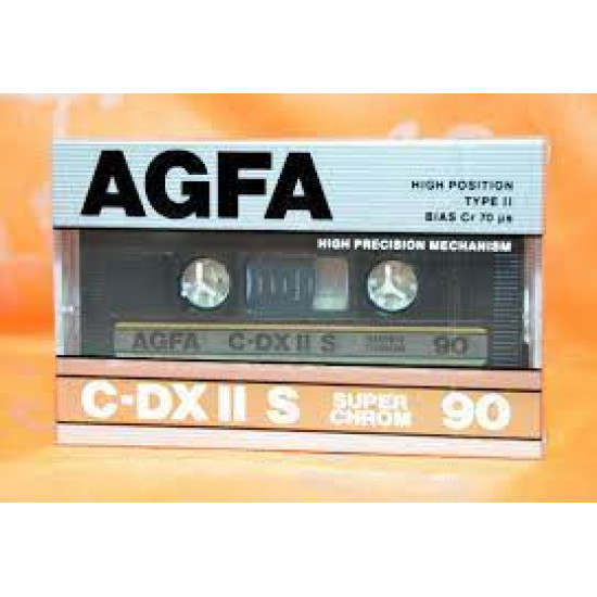 AGFA C-DX II S Super Chrom 90 audio kazetta (Audio Cassette) | Lemezkuckó CD bolt