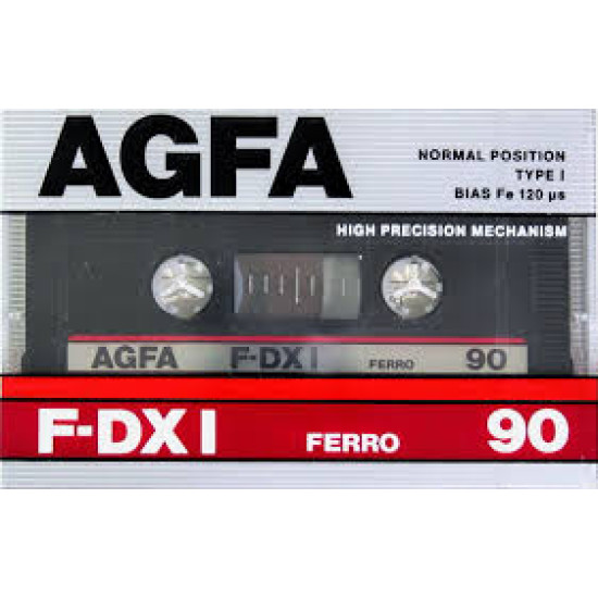 AGFA F-DXI 90 audio kazetta (Audio Cassette) | Lemezkuckó CD bolt