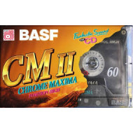 BASF CM II chrome Maxima 60 audio kazetta