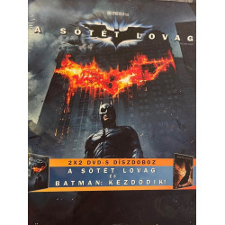 A SÖTÉT LOVAG ÉS BATMAN:KEZDŐDIK! (2 X 2 DVD-S DÍSZDOBOZ)