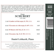 SCHUBERT: 30 MINUETS WITH TRIOS