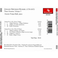 HUMMEL: PIANO SONATAS VOL. 3