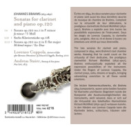 SONATAS FOR CLARINET & PIANO