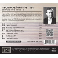 TIBOR HARSANYI: COMPLETE PIANO WORKS 3