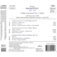 VIOLIN CONCERTOS 1&2