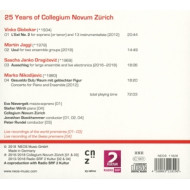 25 YEARS OF COLLEGIUM NOVUM ZURICH