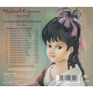 MANUEL ESPONA: COMPLETE PIANO SONATAS VOLUME 1