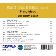 PIANO MUSIC OF THOMAS DE HARTMANN