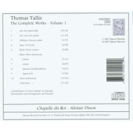 THOMAS TALLIS VOL.1