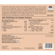 JOEL FEIGIN: MUSIC FOR CHAMBER ORCHESTRA