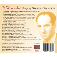 SONGS OF GEORGE GERSHWIN