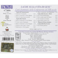 LAUDE SULLA VITA DI GESU