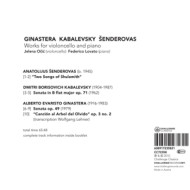 WORKS FOR VIOLONCELLO & PIANO