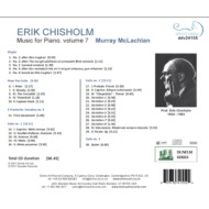 CHISHOLM: PIANO MUSIC VOL.7