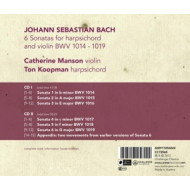 6 SONATAS FOR HARPSICHORD & VIOLIN BWV 1014-1019