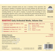 EARLY ORCHESTRAL WORKS V1