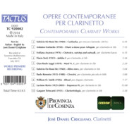 OPERERE CONTEMPORANEE PER CLARINETTO