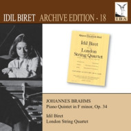 ARCHIVE EDITION 18:BRAHMS PIANO QUINTET IN F MINOR