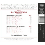 RACHMANINOV: ETUDES-TABLEAUX OP.39/MOMENTS MUSICAUX