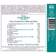 THREE SONATAS FOR VIOLIN & PIANO