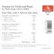 SONATAS FOR VIOLIN & PIANO<br/><h5>Megjelenés: 2012-03-21</h5>