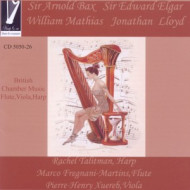 BRITISH CHAMBER MUSIC, FLUTE, VIOLA, HARP