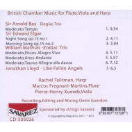 BRITISH CHAMBER MUSIC, FLUTE, VIOLA, HARP