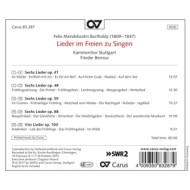 LIEDER IM FREIEN ZU SINGEN