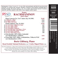 RACHMANINOV: PIANO CONCERTO NO.2/ETUDES-TABLEAUX OP.33