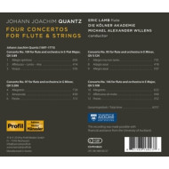 FOUR CONCERTOS FOR FLUTE & STRINGS