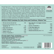 CANTATAS AND ARIETTAS FOR SOLO VOICE AND CONTINUO VOL.2