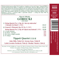 STRING QUARTETS NOS. 1 AND 2
