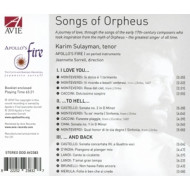 SONGS OF ORPHEUS