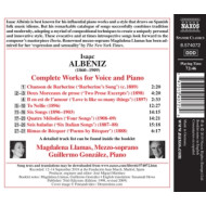 COMPLETE WORKS FOR VOICE AND PIANO