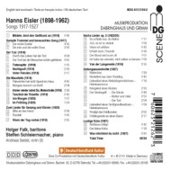 LIEDER VOL.4: SONGS 1917-1927