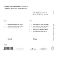 COMPLETE WORKS FOR PIANO AND CELLO