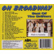 ON BROADWAY - BEST OF<br/><h5>Megjelenés: 2001-08-27</h5>