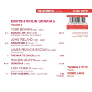 BRITISH VIOLIN SONATAS VOL.3