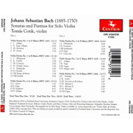 BACH: SONATAS AND PARTITAS FOR SOLO VIOLIN