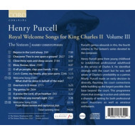 ROYAL WELCOME SONGS FOR KING CHARLES II VOL.3