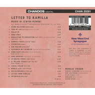 LETTER TO KAMILLA MUSIC IN JEWISH MEMORY