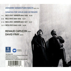 BACH SONATAS FOR VIOLIN