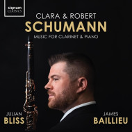CLARA & ROBERT SCHUMANN MUSIC FOR CLARINET AND PIANO