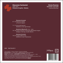 Carissimi: Historia Di Jephte. Motets
