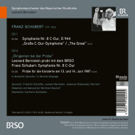 LEONARD BERNSTEIN CONDUCTS FRANZ SCHUBERT: SYMPHONY NO. 8 THE GREAT  & EXTRACTS FROM THE REHEARSALS