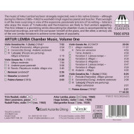 ARTUR LEMBA: CHAMBER MUSIC, VOLUME ONE